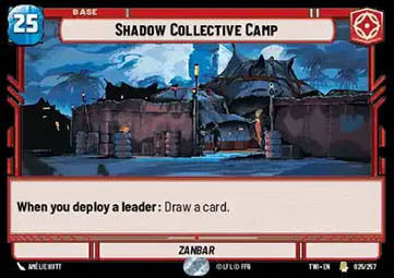 Shadow Collective Camp - Twilight of the Republic (Rare) [TWI-025]