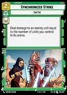 Synchronized Strike - Twilight of the Republic (Uncommon) [TWI-099]