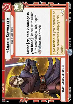 Anakin Skywalker, What it Takes to Win - Twilight of the Republic (Common) [TWI-012]