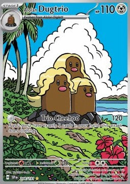 Alolan Dugtrio - Surging Sparks (Illustration Rare) [SSP-208]