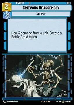 Grievous Reassembly - Twilight of the Republic (Common) [TWI-073]