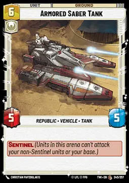 Armored Saber Tank - Twilight of the Republic (Common) [TWI-245]
