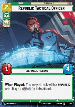 Republic Tactical Officer - Twilight of the Republic: Extras (Common) [XTWI-363]