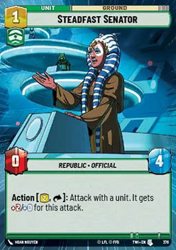 Steadfast Senator - Twilight of the Republic: Extras (Uncommon) [XTWI-376]