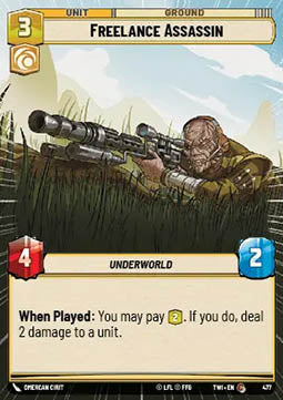 Freelance Assassin - Twilight of the Republic: Extras (Common) [XTWI-477]