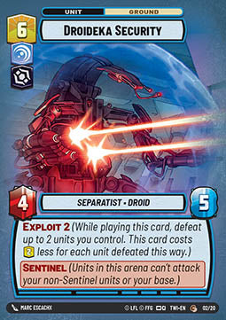 Droideka Security - Twilight of the Republic: Organized Play (Common) [OTWI-WP02]