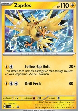 Zapdos - SV Black Star Promos (Promo) [SVP-157]