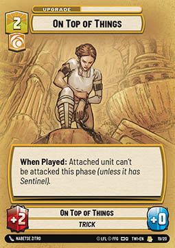 On Top of Things - Twilight of the Republic: Organized Play (Rare) [OTWI-WP19]