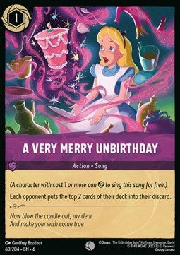 A Very Merry Unbirthday - Azurite Sea (Common) [6AZS-60]