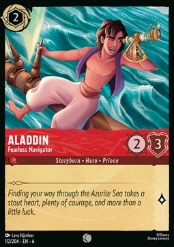 Aladdin - Fearless Navigator - Azurite Sea (Common) [6AZS-112]