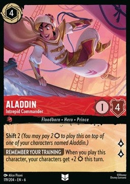 Aladdin - Intrepid Commander - Azurite Sea (Uncommon) [6AZS-119]