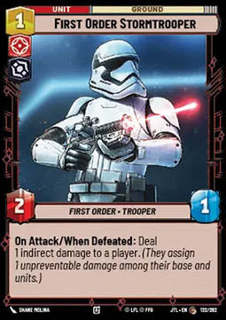 First Order Stormtrooper - Jump to Lightspeed (Common) [JTL-132]