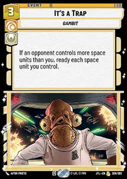 It's a Trap - Jump to Lightspeed (Rare) [JTL-209]