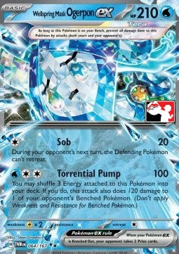 Wellspring Mask Ogerpon ex - Play! Pokémon Prize Pack Series Six (Promo) [PPS6-TWM 064]