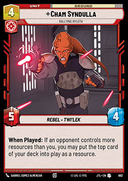 Cham Syndulla, Rallying Ryloth (V.2) - Jump to Lightspeed (Uncommon) [JTL-662]