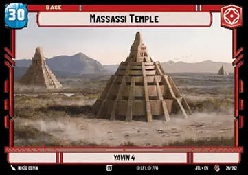 Massassi Temple // X-Wing Token - Jump to Lightspeed (Common) [JTL-026]