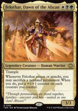 Felothar, Dawn of the Abzan - Tarkir: Dragonstorm (Rare) [TDM-184]