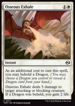 Osseous Exhale - Tarkir: Dragonstorm (Common) [TDM-17]