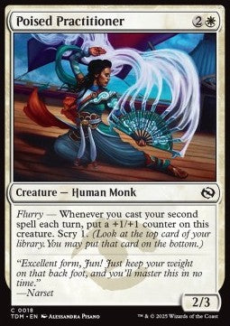 Poised Practitioner - Tarkir: Dragonstorm (Common) [TDM-18]