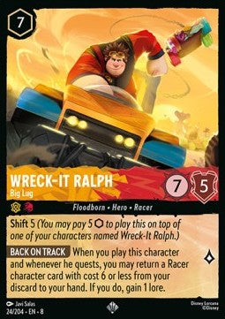 Wreck-It Ralph - Big Lug (V.1) - Reign of Jafar (Super Rare) [8JAF-24]