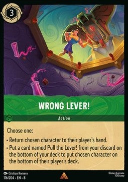 Wrong Lever! (V.1) - Reign of Jafar (Rare) [8JAF-116]