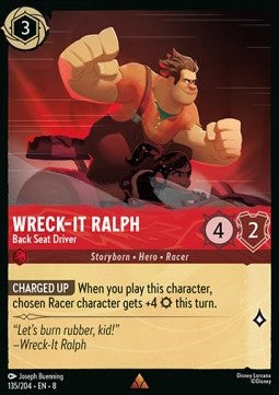 Wreck-It Ralph - Back Seat Driver - Reign of Jafar (Rare) [8JAF-135]