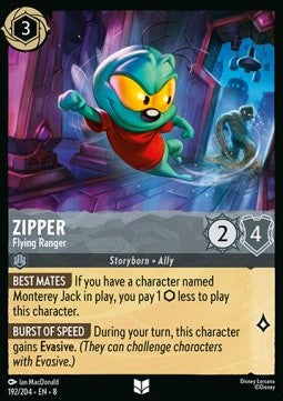 Zipper - Flying Ranger - Reign of Jafar (Uncommon) [8JAF-192]