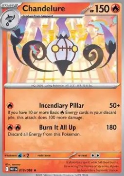 Chandelure - White Flare (Rare) [WHT-018]