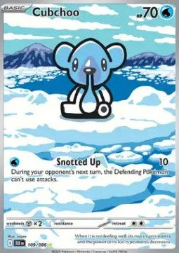 Cubchoo - Black Bolt (Illustration Rare) [BLK-109]