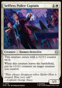 Selfless Police Captain - Marvel's Spider-Man (Common) [SPM-12]
