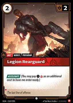 Legion Rearguard - Origins (Common) [OGN-010]