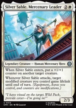 Silver Sable, Mercenary Leader - Marvel's Spider-Man (Uncommon) [SPM-13]