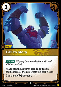 Call to Glory - Origins (Common) [OGN-207]