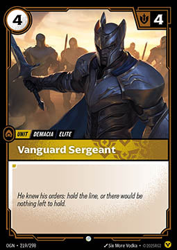 Vanguard Sergeant - Origins (Common) [OGN-219]