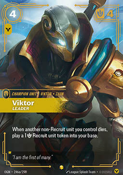 Viktor, Leader (V.2 - Showcase) - Origins (Showcase) [OGN-246a]