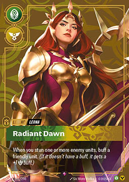 Leona, Radiant Dawn (V.1 - Rare) - Origins (Rare) [OGN-261]