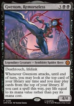 Gwenom, Remorseless (V.2) - Marvel's Spider-Man: Promos (Mythic) [PSPM-286]