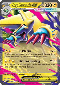 Mega Manectric ex - Mega Evolution (Double Rare) [MEG-050]