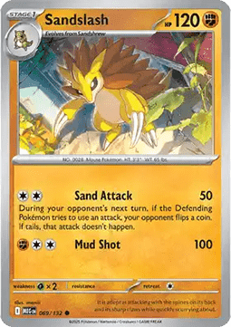 Sandslash - Mega Evolution (Common) [MEG-069]