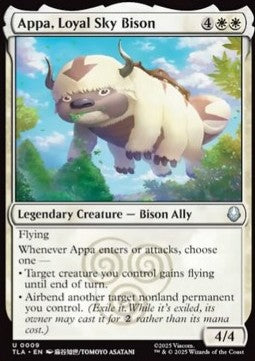 Appa, Loyal Sky Bison - Avatar: The Last Airbender (Uncommon) [TLA-9]