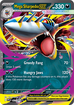 Mega Sharpedo ex - Phantasmal Flames (Double Rare) [PFL-061]
