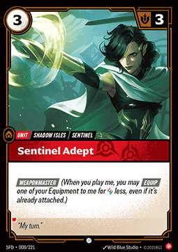 Sentinel Adept - Spiritforged (Common) [SFD-008]
