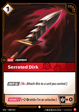 Serrated Dirk - Spiritforged (Common) [SFD-009]