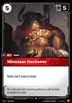 Minotaur Reckoner - Spiritforged (Uncommon) [SFD-014]