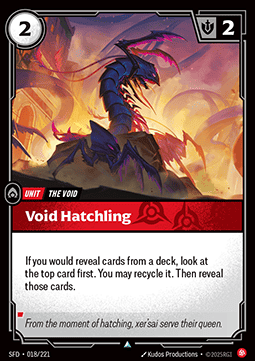 Void Hatchling - Spiritforged (Uncommon) [SFD-018]