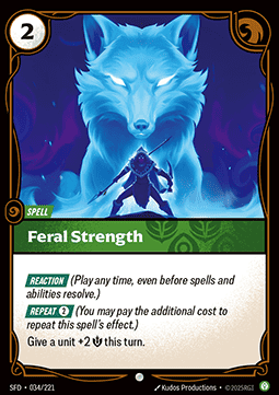 Feral Strength - Spiritforged (Common) [SFD-034]