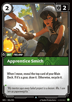 Apprentice Smith - Spiritforged (Uncommon) [SFD-041]