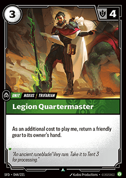 Legion Quartermaster - Spiritforged (Uncommon) [SFD-044]