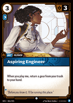 Aspiring Engineer - Spiritforged (Common) [SFD-061]