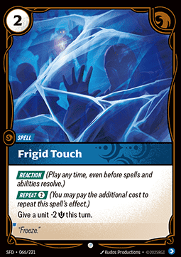 Frigid Touch - Spiritforged (Common) [SFD-066]